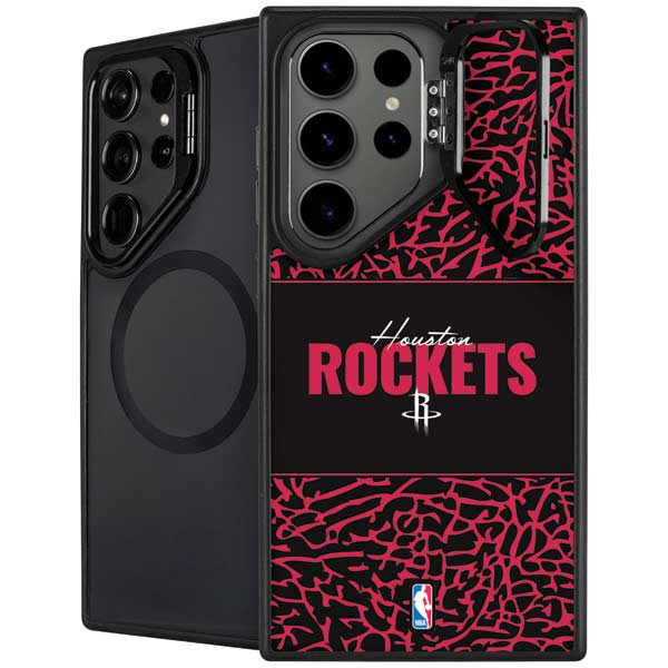 NBA Houston Rockets Elephant Print Galaxy S26 Ultra Kickstand Case