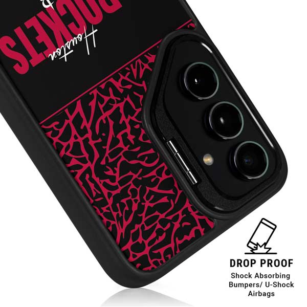 NBA Houston Rockets Elephant Print Galaxy S26 Ultra Kickstand Case