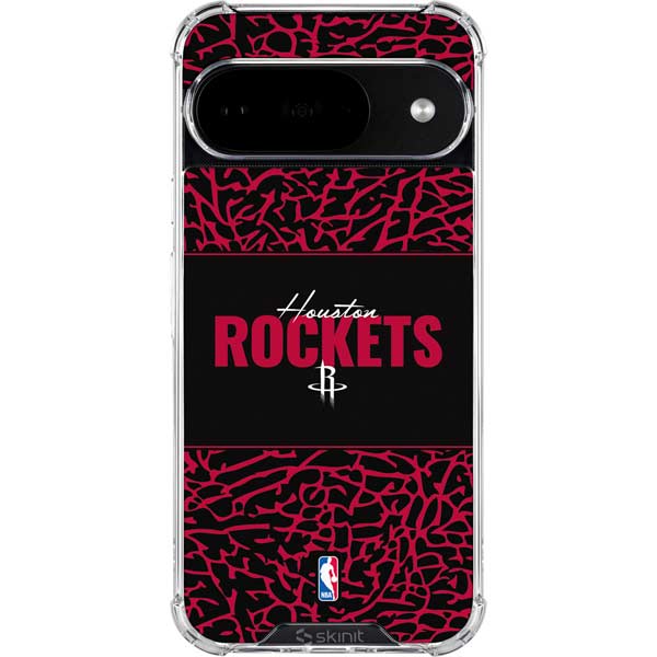 NBA Houston Rockets Elephant Print Google Pixel 10 Clear Case | Clear ...