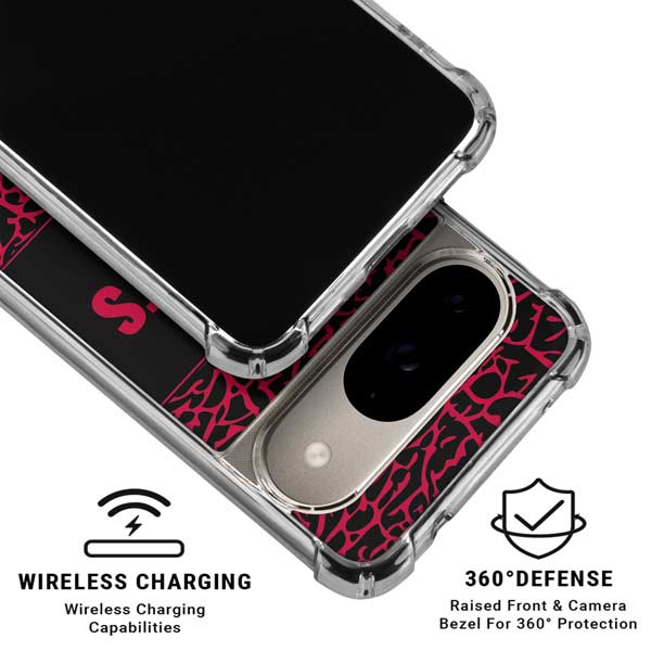 NBA Houston Rockets Elephant Print Google Pixel 10 Clear Case | Clear ...