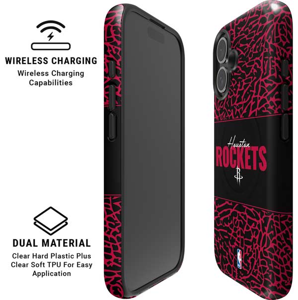 NBA Houston Rockets Elephant Print iPhone 16 Plus Magsafe Impact Case