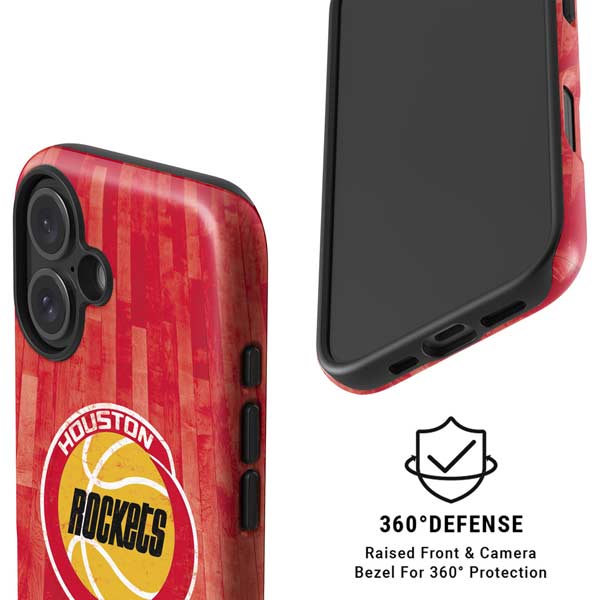 NBA Houston Rockets Hardwood Classics iPhone 16 Magsafe Impact Case