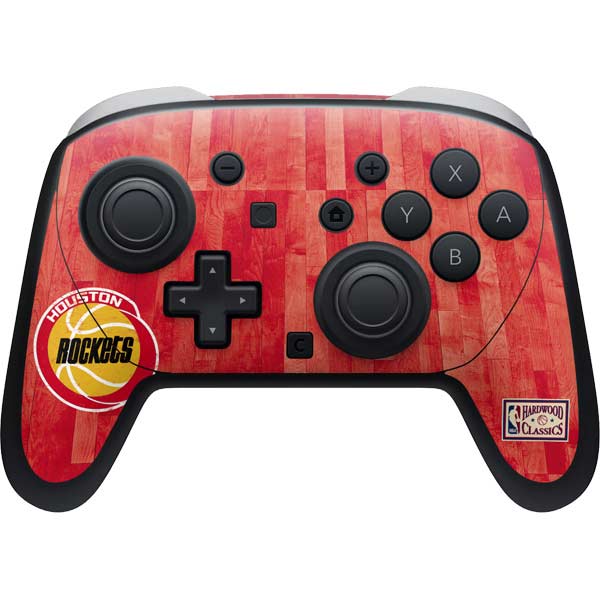NBA Houston Rockets Hardwood Classics Nintendo Switch 2 (2025) Pro Controller Skin