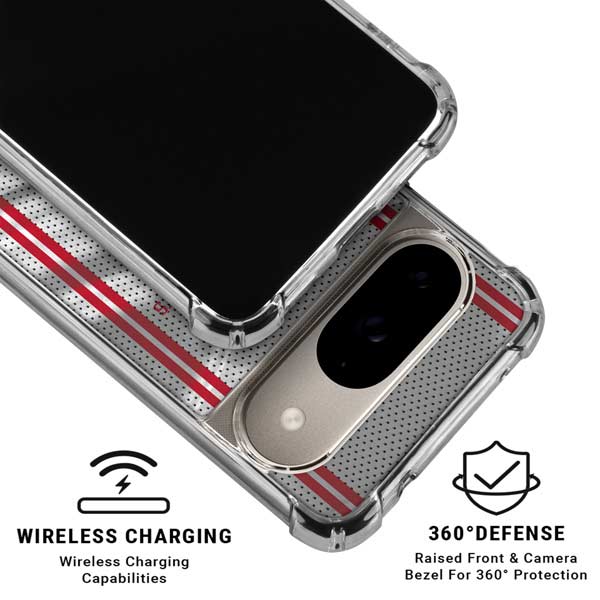 NBA Houston Rockets Home Jersey Google Pixel 10 Clear Case