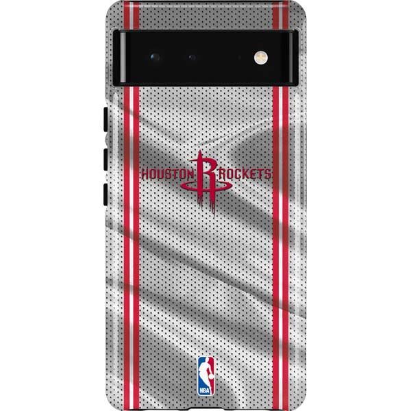 NBA Houston Rockets Home Jersey Pixel Cases