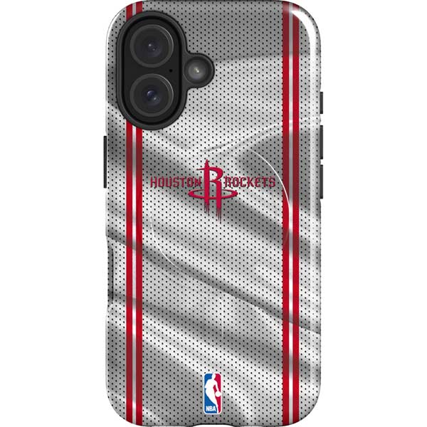 NBA Houston Rockets Home Jersey iPhone 16 Plus Magsafe Impact Case