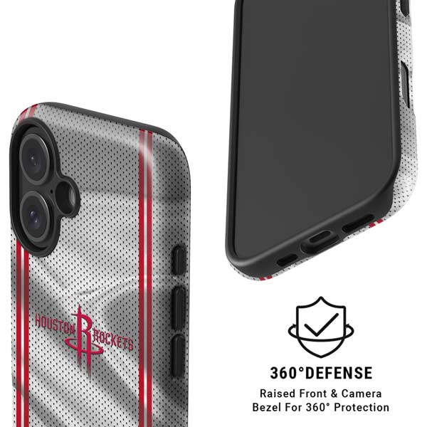 NBA Houston Rockets Home Jersey iPhone 16 Plus Magsafe Impact Case