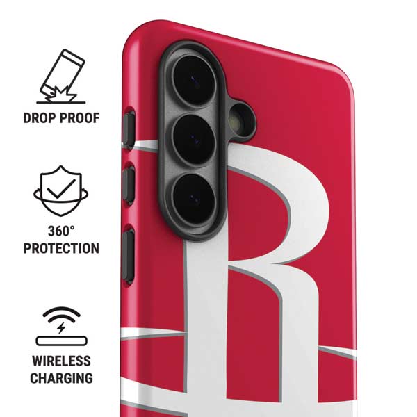 NBA Houston Rockets Large Logo Galaxy S26 Plus Impact Case