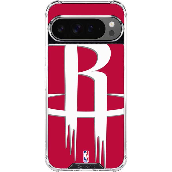 NBA Houston Rockets Large Logo Google Pixel 10 Pro Clear Case