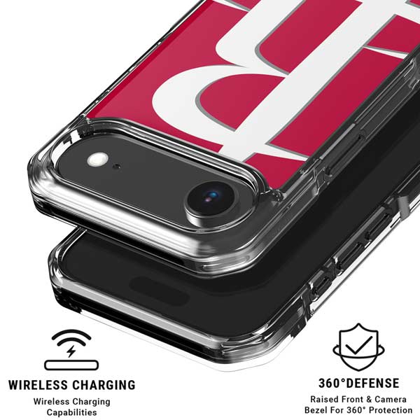 NBA Houston Rockets Large Logo iPhone 17 Air Clear Case