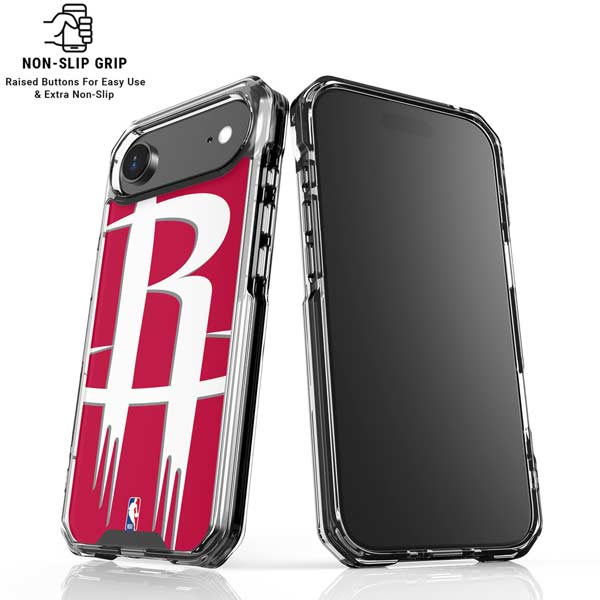 NBA Houston Rockets Large Logo iPhone 17 Air Clear Case