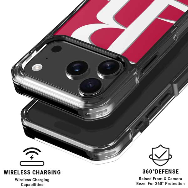 NBA Houston Rockets Large Logo iPhone 17 Pro MagSafe Case