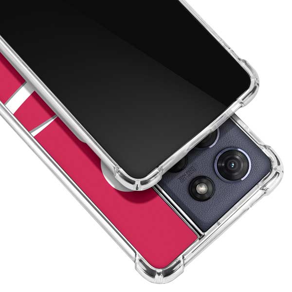 NBA Houston Rockets Large Logo Moto G 5G (2025) Clear Case