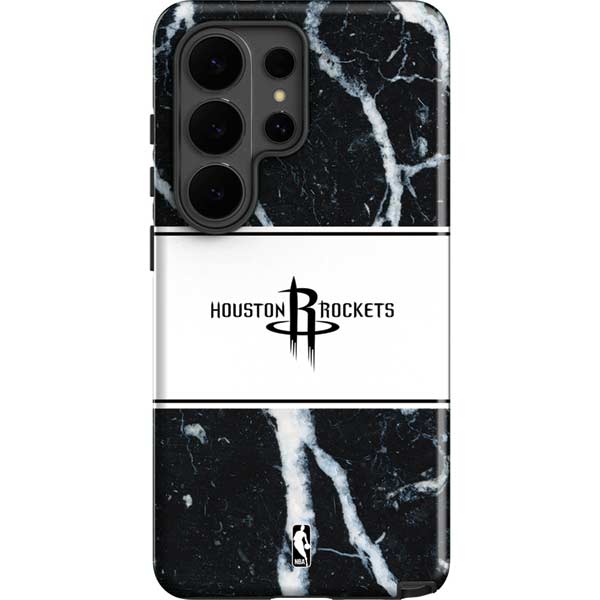 NBA Houston Rockets Marble Galaxy S26 Ultra Impact Case