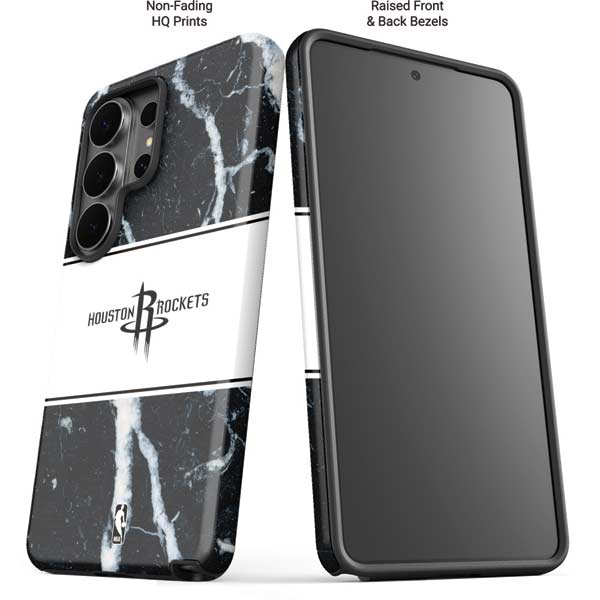 NBA Houston Rockets Marble Galaxy S26 Ultra Impact Case