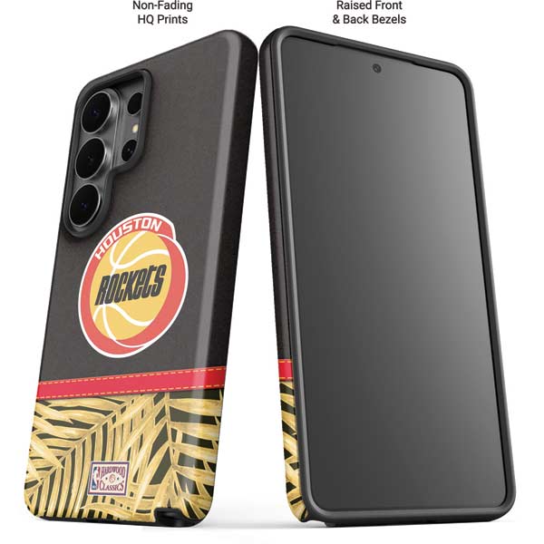 NBA Houston Rockets Retro Palms Galaxy S26 Ultra Impact Case