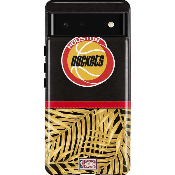 NBA Houston Rockets Retro Palms Pixel Cases