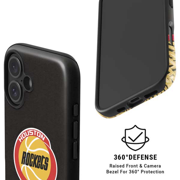 NBA Houston Rockets Retro Palms iPhone 16 Plus Magsafe Impact Case