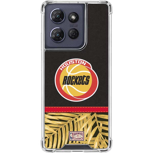 NBA Houston Rockets Retro Palms Moto G Power 5G (2025) Clear Case