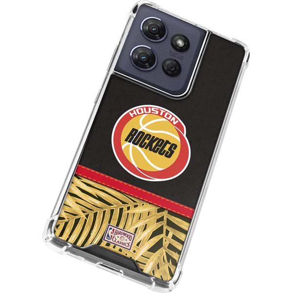 NBA Houston Rockets Retro Palms Moto G Stylus 5G (2025) Clear Case