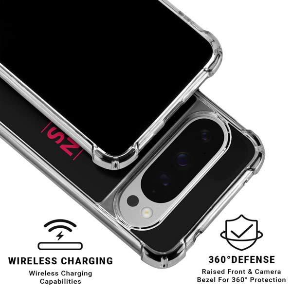 NBA Houston Rockets Standard - Black Google Pixel 10 Pro Clear Case
