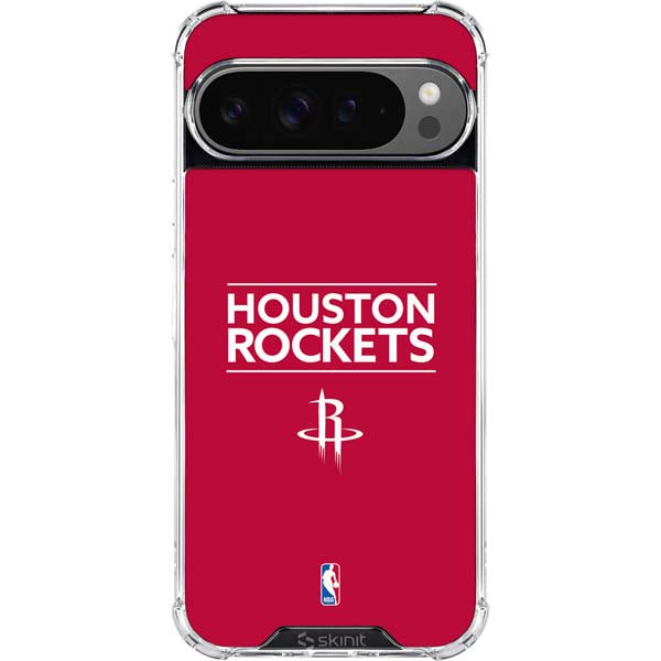 NBA Houston Rockets Standard - Red Google Pixel 10 Pro Clear Case