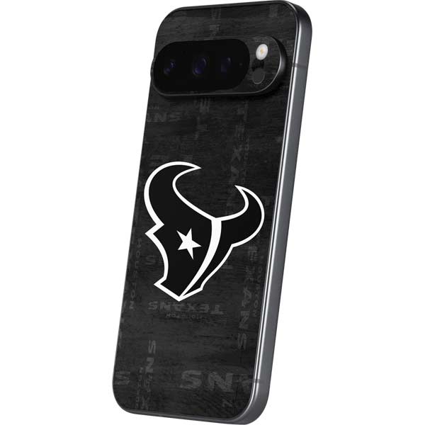 NFL Houston Texans Black & White Google Pixel 10 Pro XL Skin