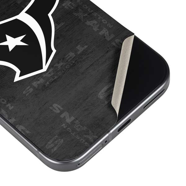 NFL Houston Texans Black & White Google Pixel 10 Pro XL Skin