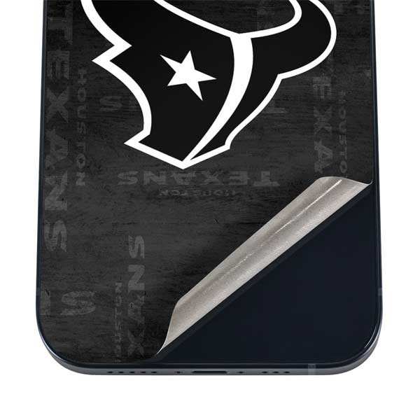 NFL Houston Texans Black & White iPhone 17 Pro Max Skin