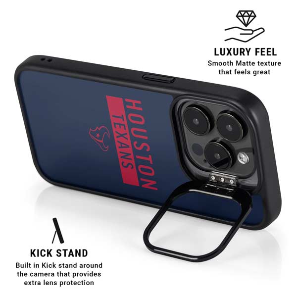 NFL Houston Texans Blue Performance Series iPhone 14 Pro Max Kickstand Case