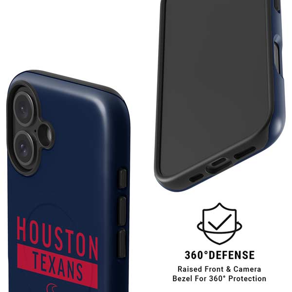 NFL Houston Texans Blue Performance Series iPhone 16 Magsafe Impact Case