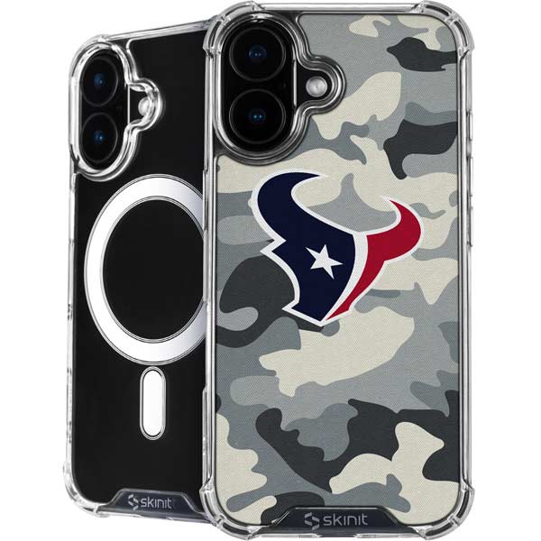 NFL Houston Texans Camo iPhone 17 MagSafe Case