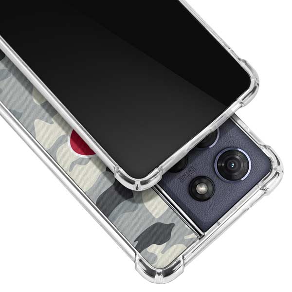 NFL Houston Texans Camo Moto G Play 5G (2025) Clear Case