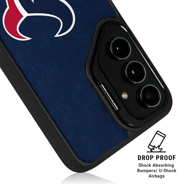 NFL Houston Texans Distressed Galaxy S26 Ultra Kickstand Case