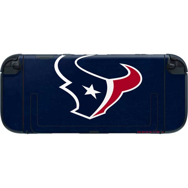 NFL Houston Texans Distressed Nintendo Switch 2 (2025) with Joy-Con Skin