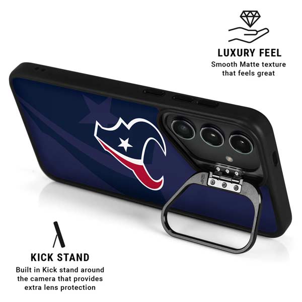 NFL Houston Texans Double Vision Galaxy S26 Plus Kickstand Case