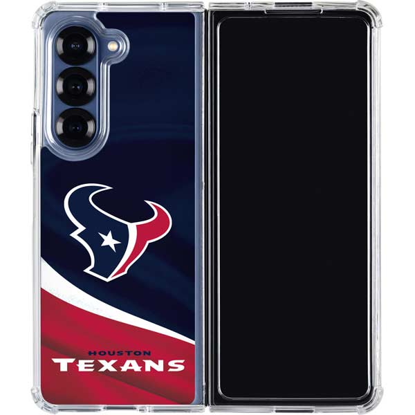 NFL Houston Texans Galaxy Z Fold7 Clear Case
