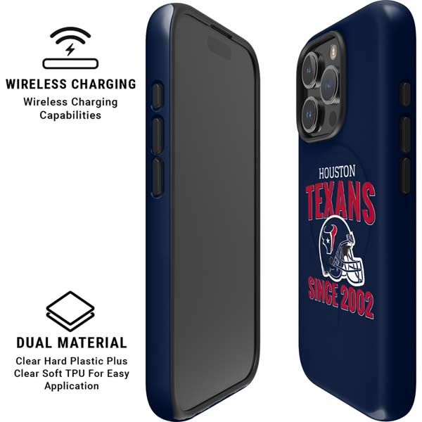 NFL Houston Texans Helmet iPhone 16 Pro Magsafe Impact Case