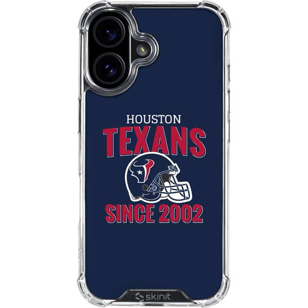 NFL Houston Texans Helmet iPhone 17 Clear Case