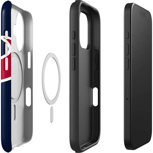 NFL Houston Texans Large Logo iPhone 16 Magsafe Impact Case