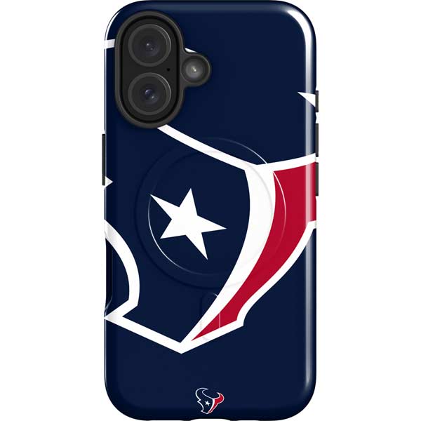 NFL Houston Texans Large Logo iPhone 16 Plus Magsafe Impact Case