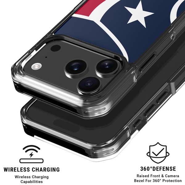 NFL Houston Texans Large Logo iPhone 17 Pro Max MagSafe Case