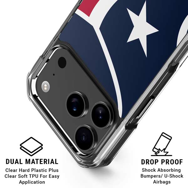 NFL Houston Texans Large Logo iPhone 17 Pro Max MagSafe Case