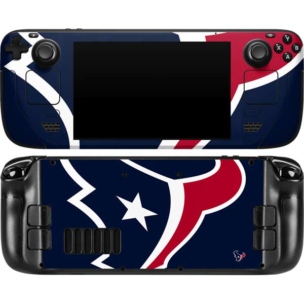 Houston Texans Large Logo Steam Deck Handheld Gaming Computer Skin – Skinit