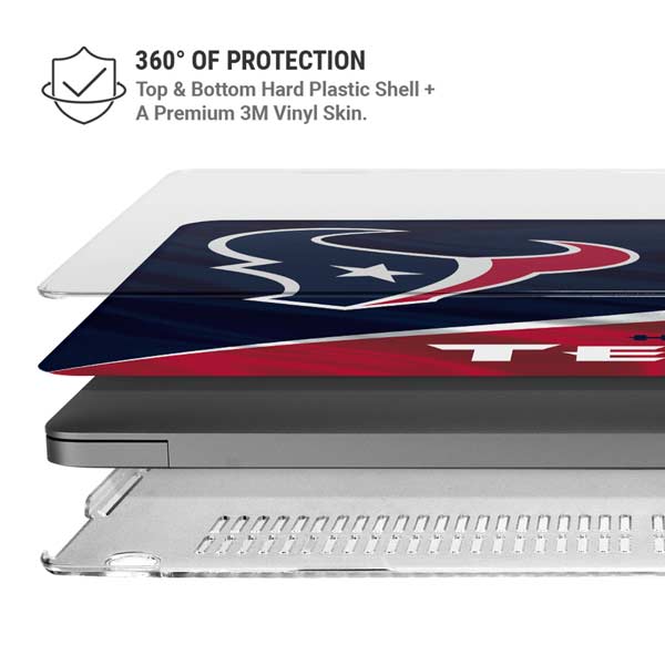 NFL Houston Texans MacBook Pro 14in (2021-24) Case plus Skin