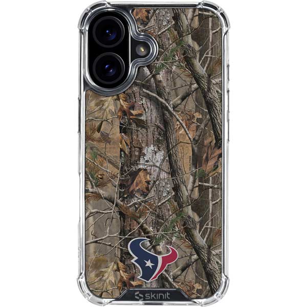 NFL Houston Texans Realtree AP Camo iPhone 17 Clear Case