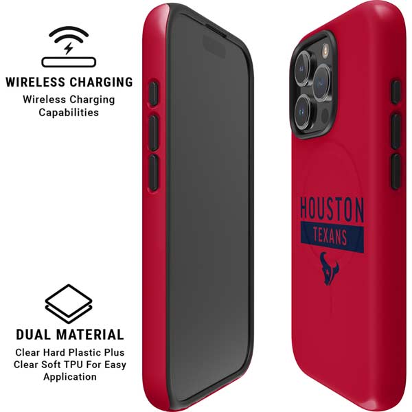 NFL Houston Texans Red Performance Series iPhone 16 Pro Max Magsafe Impact Case