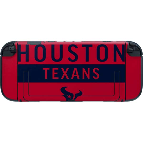 NFL Houston Texans Red Performance Series Nintendo Switch 2 (2025) with Joy-Con Skin