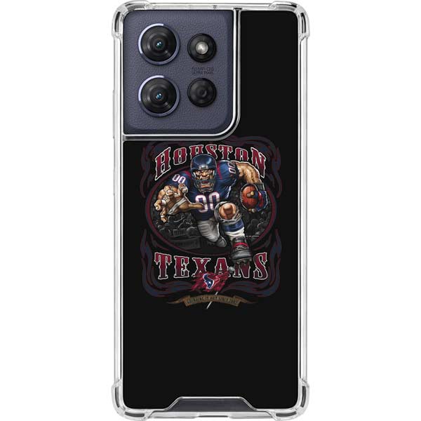 Liquid Blue NFL Houston Texans Running Back Moto G Power 5G (2025) Clear Case