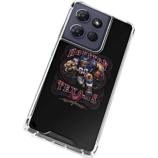 Liquid Blue NFL Houston Texans Running Back Moto G Power 5G (2025) Clear Case